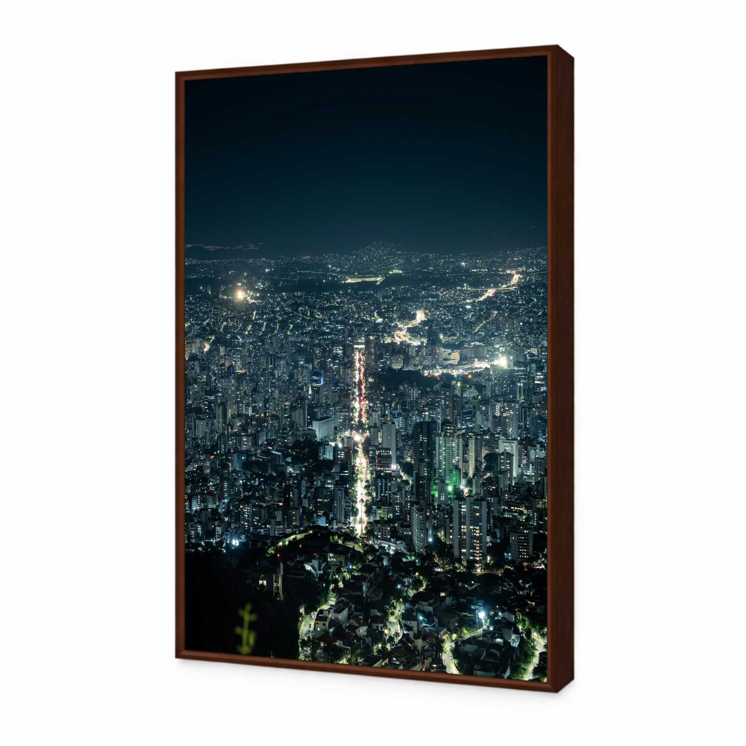 Quadro Decorativo Cidade de Belo Horizonte a Noite